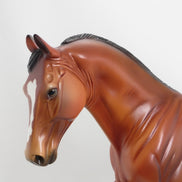 ACE OF HEARTS - OOAK Bay Appaloosa Tennessee Walker Model Horse - 5/15