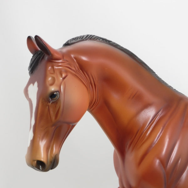 ACE OF HEARTS - OOAK Bay Appaloosa Tennessee Walker Model Horse - 5/15