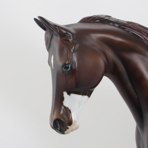 VIZZARD - OOAK Dappled Liver Chestnut Thoroughbred Horse - 5/15