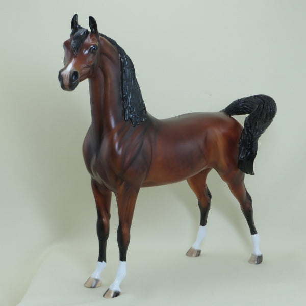 OLD GOLD - OOAK Dapple Bay Arabian Mare 4/15