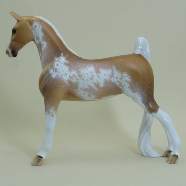 MEQUON - OOAK Palomino Sabino Pinto Saddlebred Pebbles 4/15