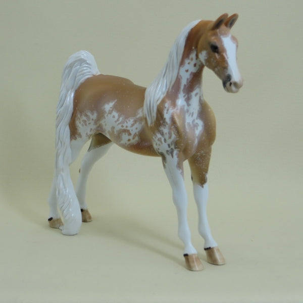 MEQUON - OOAK Palomino Sabino Pinto Saddlebred Pebbles 4/15