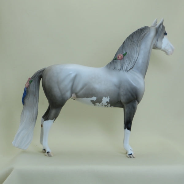 WAUKESHA - Dapple Gray Pinto Morgan with Flowers LE3 4/15