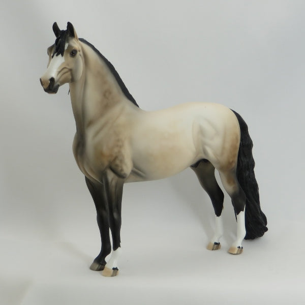 HONEYVILLE - OOAK Dapple Buckskin Long Mane Morgan 4/15