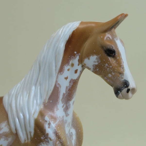 MEQUON - OOAK Palomino Sabino Pinto Saddlebred Pebbles 4/15