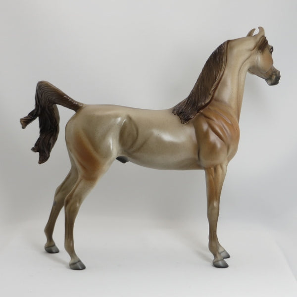 CANTRELL - OOAK Brown Roan Marwari Arabian Model Horse - 5/15