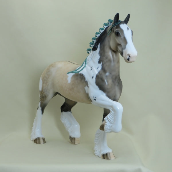 HONEY AND THE BEE - OOAK Dapple Sooty Buckskin Pinto with Mapping 3/15