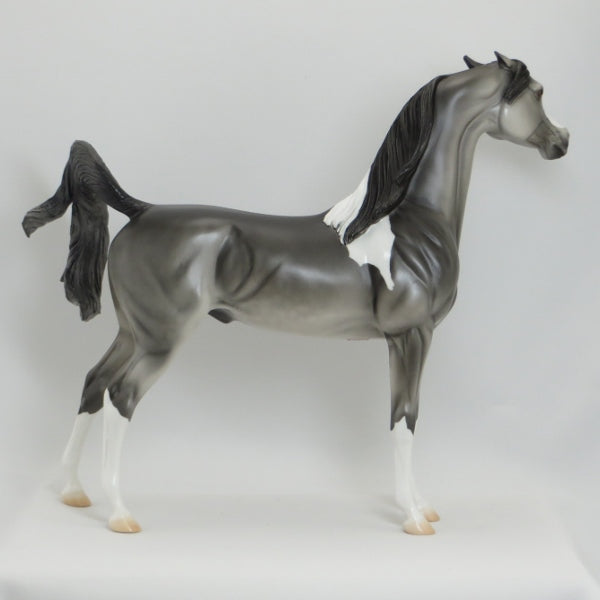 MAMA SAID, MAMA SAID - OOAK Gray Pinned Ear Pinto Arabian - 5/15