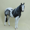 RAZZLE DAZZLE - OOAK Star Dapple Gray Paint Horse with Mapping  4/15