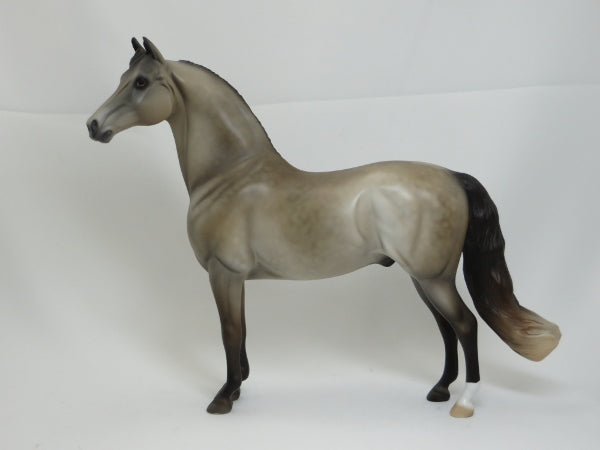 MICROSOFT - Extremely Gray Dappled Morgan Model Horse - LE6 - 1/15