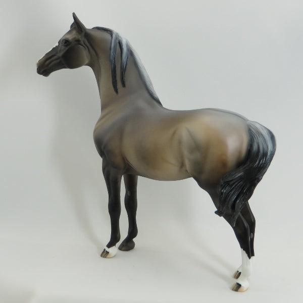 SCOTT - OOAK Frosty Dun Long Mane Morgan Model Horse - 4/15
