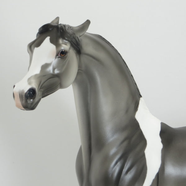 MAMA SAID, MAMA SAID - OOAK Gray Pinned Ear Pinto Arabian - 5/15