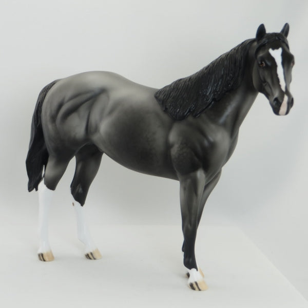 BALINESE - OOAK Dapple Gray Stock Horse 5/15