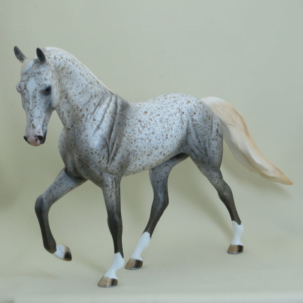 KOKO KRUNCH - OOAK Bay Appaloosa Tennessee Walker Model Horse - 4/15