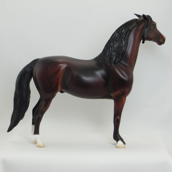 I&#39;LL B-THERE - Bay Pinned Ear Morgan Model Horse - LE3 - 5/15