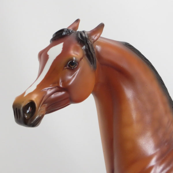 AMISH SUNRISE - OOAK Dapple Bay Pinned Ear Arabian - 5/15