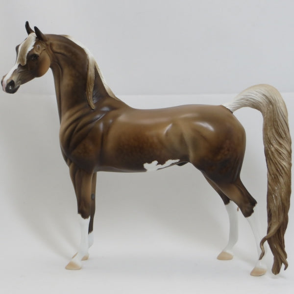 FOXCATCHER - OOAK Dapple Sorrel Pinto Etched Arabian 2/15