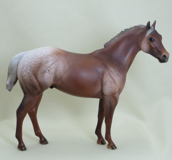 SKY DIVER - OOAK Chestnut Appaloosa with Mottling - 3/15
