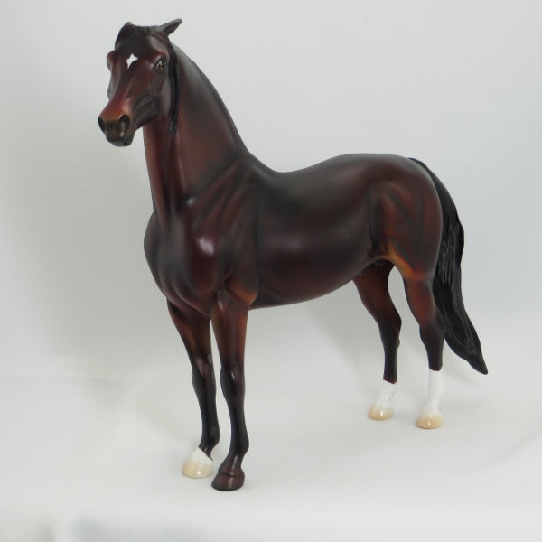 I&#39;LL B-THERE - Bay Pinned Ear Morgan Model Horse - LE3 - 5/15