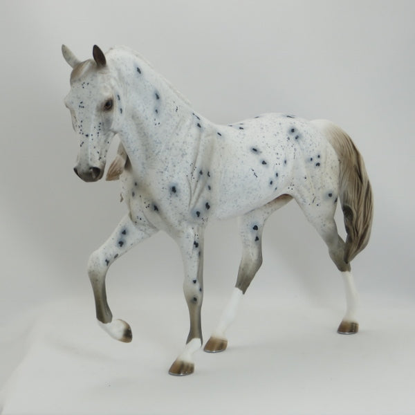 SPOTS OF MANY - OOAK Appaloosa Tennessee Walker Model Horse - 5/15