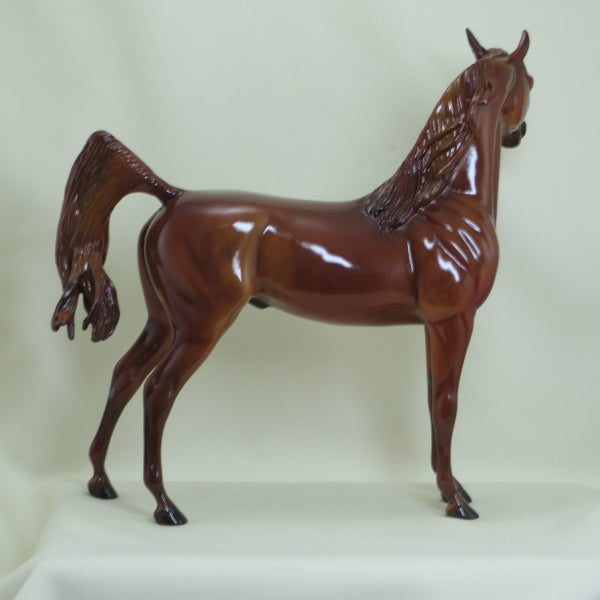 RED LICORICE - OOAK Chestnut Arabian GLOSS 3/15