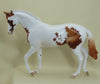 RAMBLIN&#39; GIRL - OOAK Chestnut Pinto Thoroughbred with Mapping 3/15