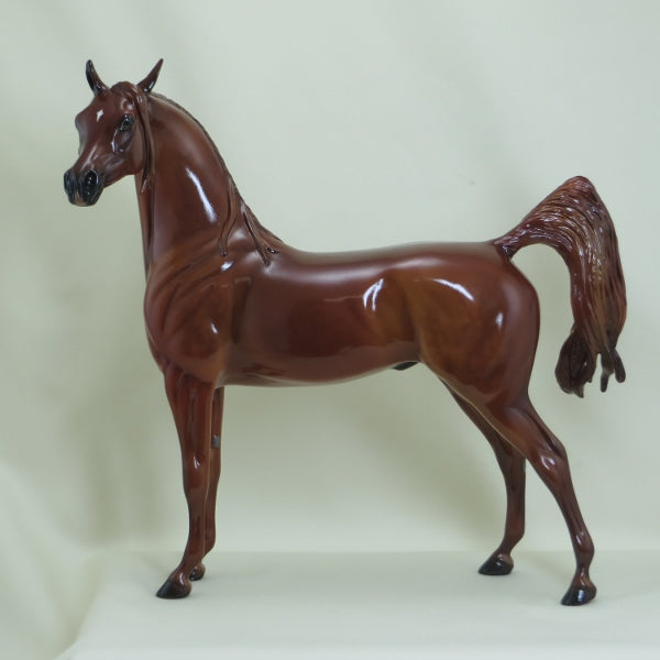 RED LICORICE - OOAK Chestnut Arabian GLOSS 3/15