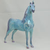 HOOVER - OOAK Light Blue Unicorn Morgan Model Horse - 2/15