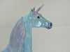 HOOVER - OOAK Light Blue Unicorn Morgan Model Horse - 2/15