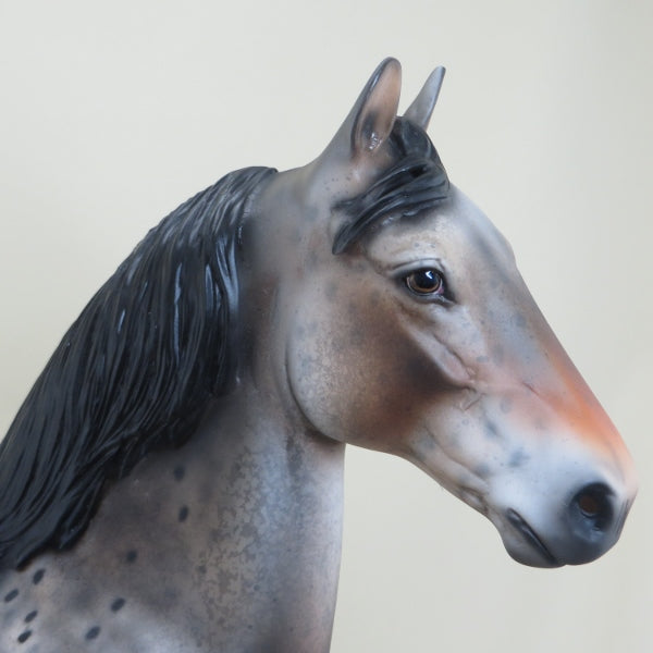 MENOMONEE SPOTS - OOAK Appaloosa Trotting Draft Horse 4/15