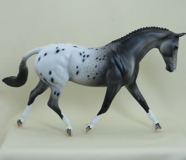 ZIGZAG - OOAK Appaloosa Pegged Model Horse Pony - 4/15