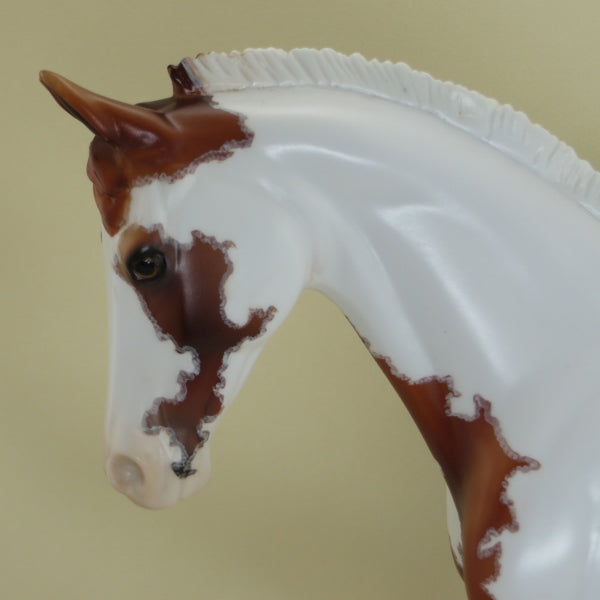 RAMBLIN&#39; GIRL - OOAK Chestnut Pinto Thoroughbred with Mapping 3/15