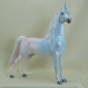DUGGAN - OOAK Blue Pink Unicorn Morgan Model Horse -3/15