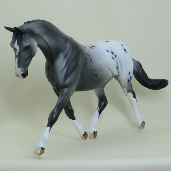 ZIGZAG - OOAK Appaloosa Pegged Model Horse Pony - 4/15