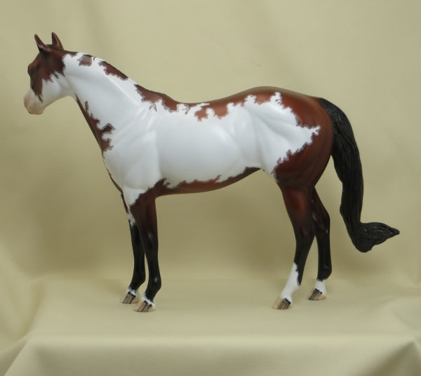 EASTER ROSE - OOAK Bay Paint Mare Stock with Mapping - 3/15