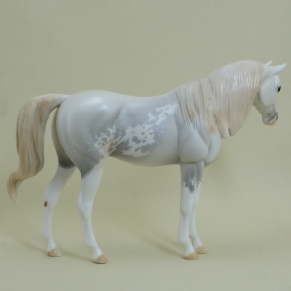 MAYVILLE - OOAK White Sabino Pinto Arabian Pebbles 4/15