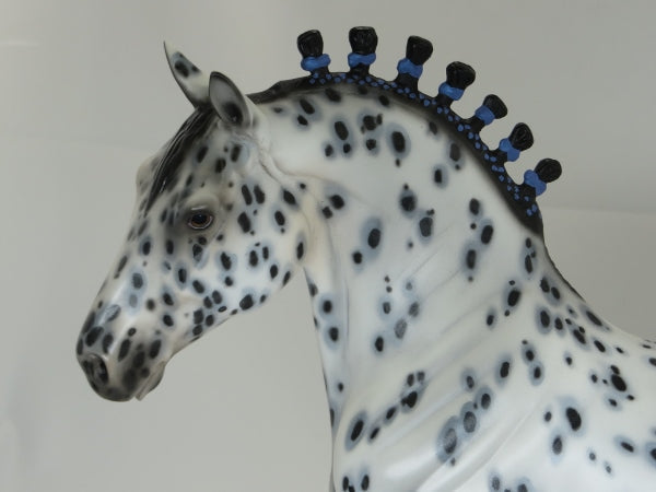 PADDINGTON - OOAK Leopard Appaloosa Standing Draft with Tucked Head  2/15