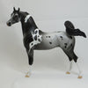 GARFIELD - OOAK Gray Appaloosa Pinto Arabian 2/15