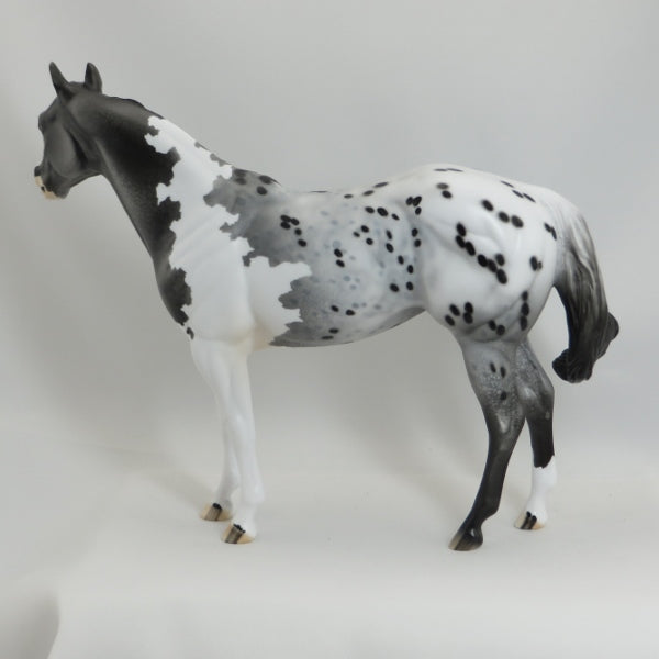 MAMA MIA - OOAK Rare Chimera Colored Appaloosa Stock Model Horse - 5/15