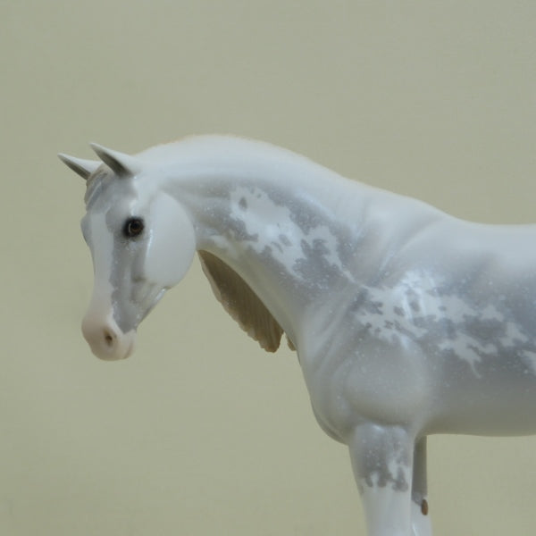 MAYVILLE - OOAK White Sabino Pinto Arabian Pebbles 4/15
