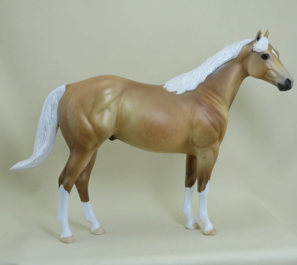 KENOSHA GOLD - OOAK Dapple Golden Palomino Stock Horse 4/15