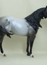 ALLIGATOR SKY - OOAK Blue Roan Mare with Corn Spots Stock Horse 3/15