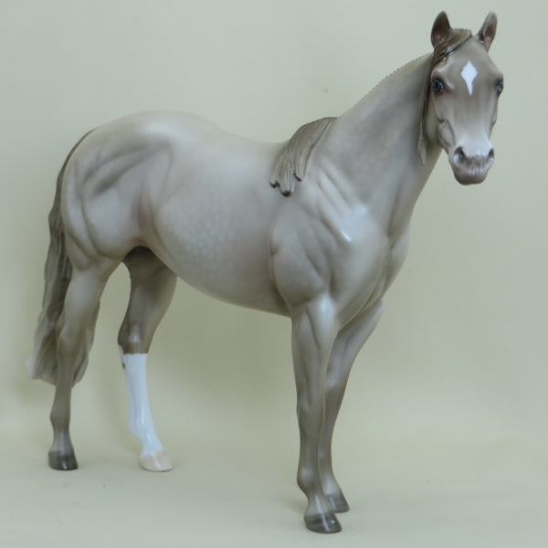 LUCKY STRIKE - OOAK Dapple Champagne Stock Horse 4/15