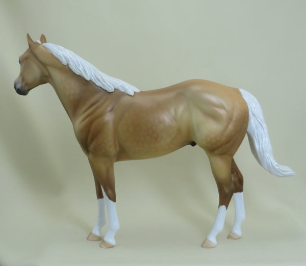 KENOSHA GOLD - OOAK Dapple Golden Palomino Stock Horse 4/15