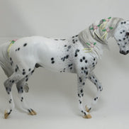 THE THEORY OF EVERYTHING - OOAK Appaloosa Thoroughbred with Delicate Flowers & Ribbons - 2/15