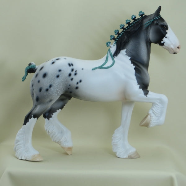 WHAT A HOAX - OOAK Pintaloosa Draft Horse 3/15