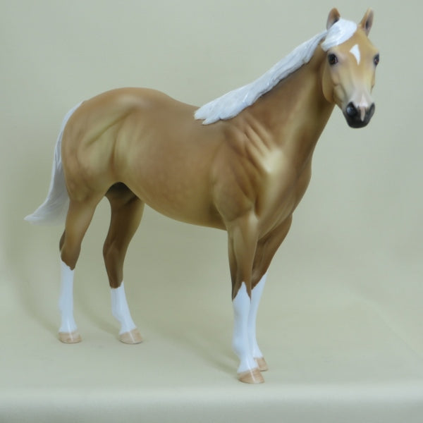 KENOSHA GOLD - OOAK Dapple Golden Palomino Stock Horse 4/15