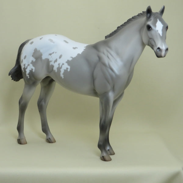 MOUSE TRAP - OOAK Gray Appaloosa Stock Horse 4/15