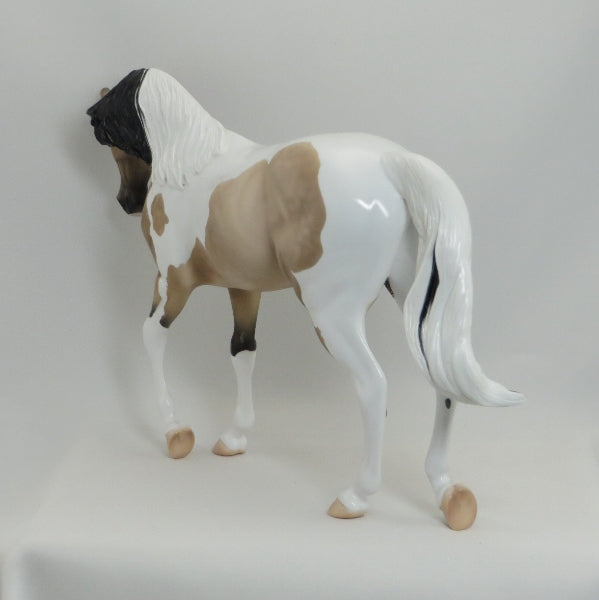 FIVE STAR - OOAK Dapple Buckskin Pinto Thoroughbred by D&#39;Array Jone Frank - 5/15