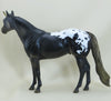 COOLIDGE - OOAK Black Appaloosa w/ Gold Highlights Unicorn Stock 2/15